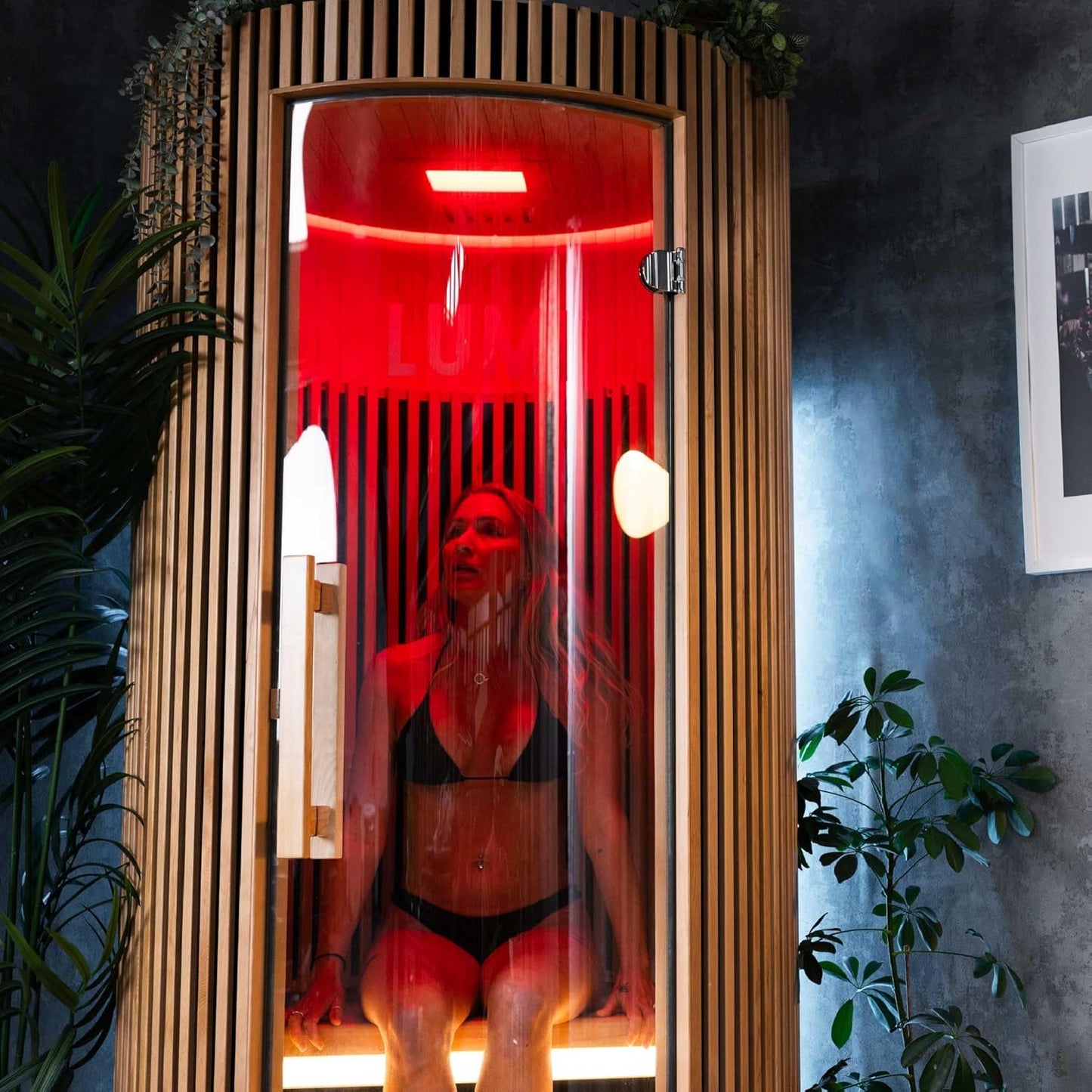 Sauna PRO™ Infrared Home Sauna | Premium Hemlock Wood | Compact Design | Far-Infrared Technology | LCD Touch Controls | Scandinavian Style | Deep Muscle Recovery & Detox | Indoor Personal Sauna