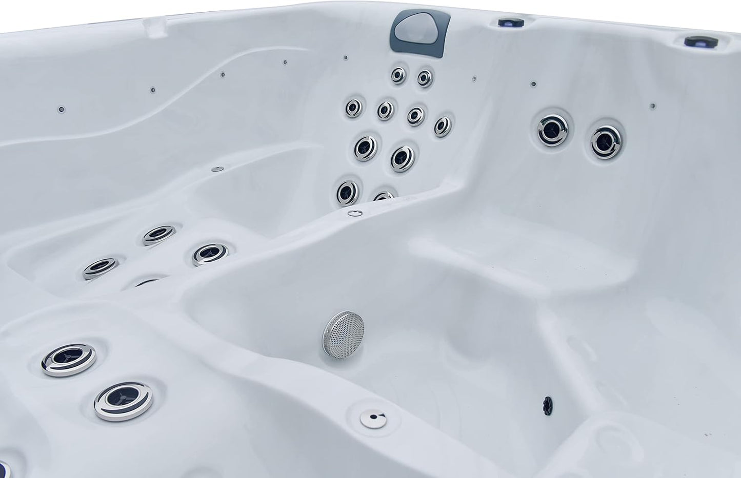 MAYA+ 5 SEAT HOT TUB 32AMP TWIN LOUNGER AMERICAN BALBOA MUSIC LIGHTS