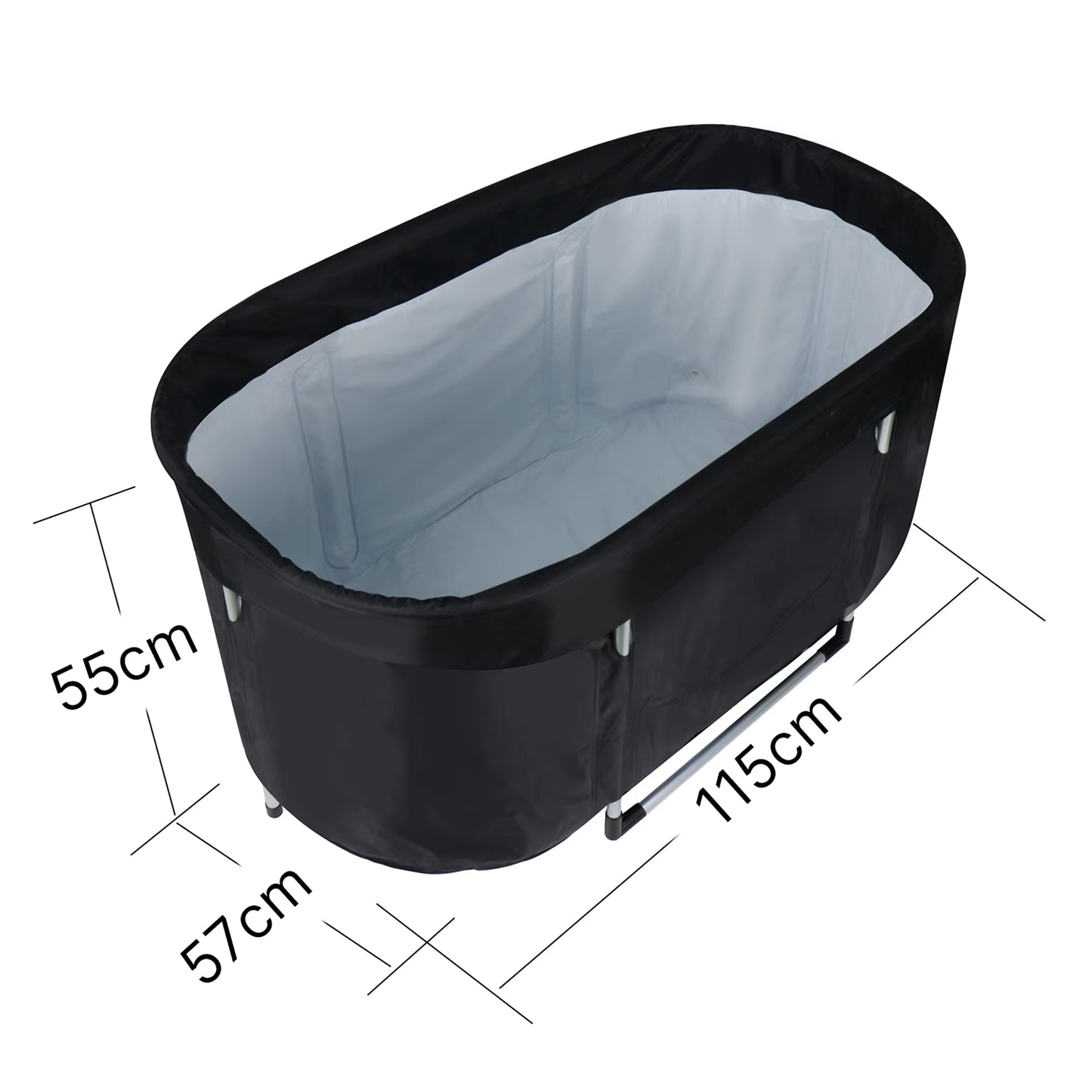 Ice Bath Tub for Athletes Multiple Layered Portable Outdoor Cold Plunge Tub for Recovery,Cold Plunge for Family-Foldable