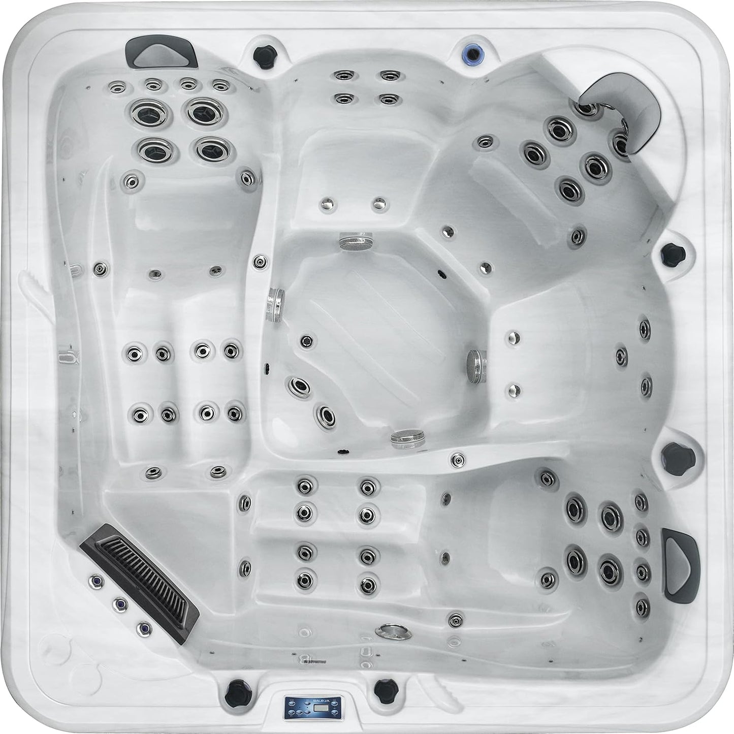 LAGOON 5 Seater Twin Lounger Hot Tub American Balboa with Bluetooth and Lights