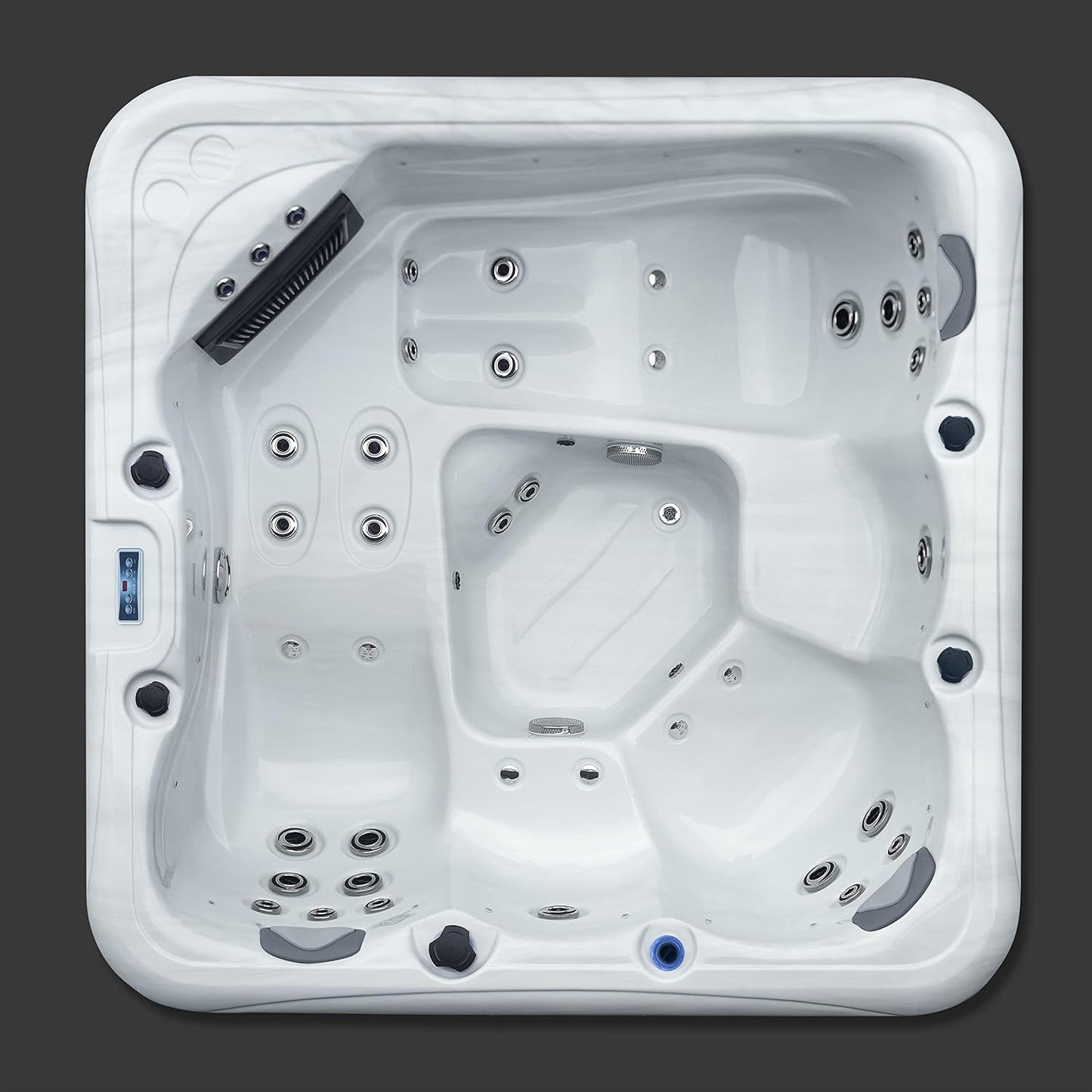 COLADA 5 SEAT HOT TUB 13AMP PLUG and PLAY TWIN LOUNGER AMERICAN BALBOA