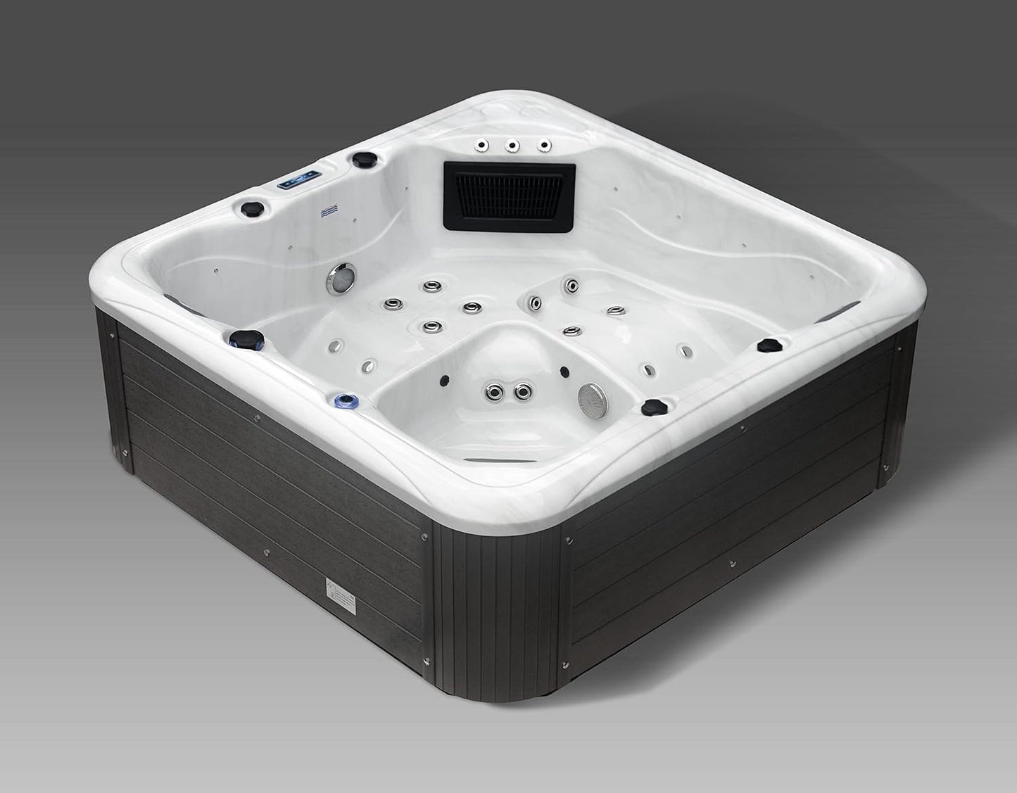 COLADA 5 SEAT HOT TUB 13AMP PLUG and PLAY TWIN LOUNGER AMERICAN BALBOA