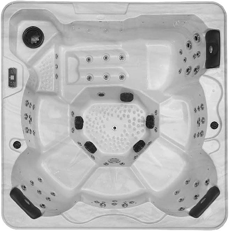 Refresh+ Luxury 6 Seat with Lounger Hot Tub Spa 32Amp