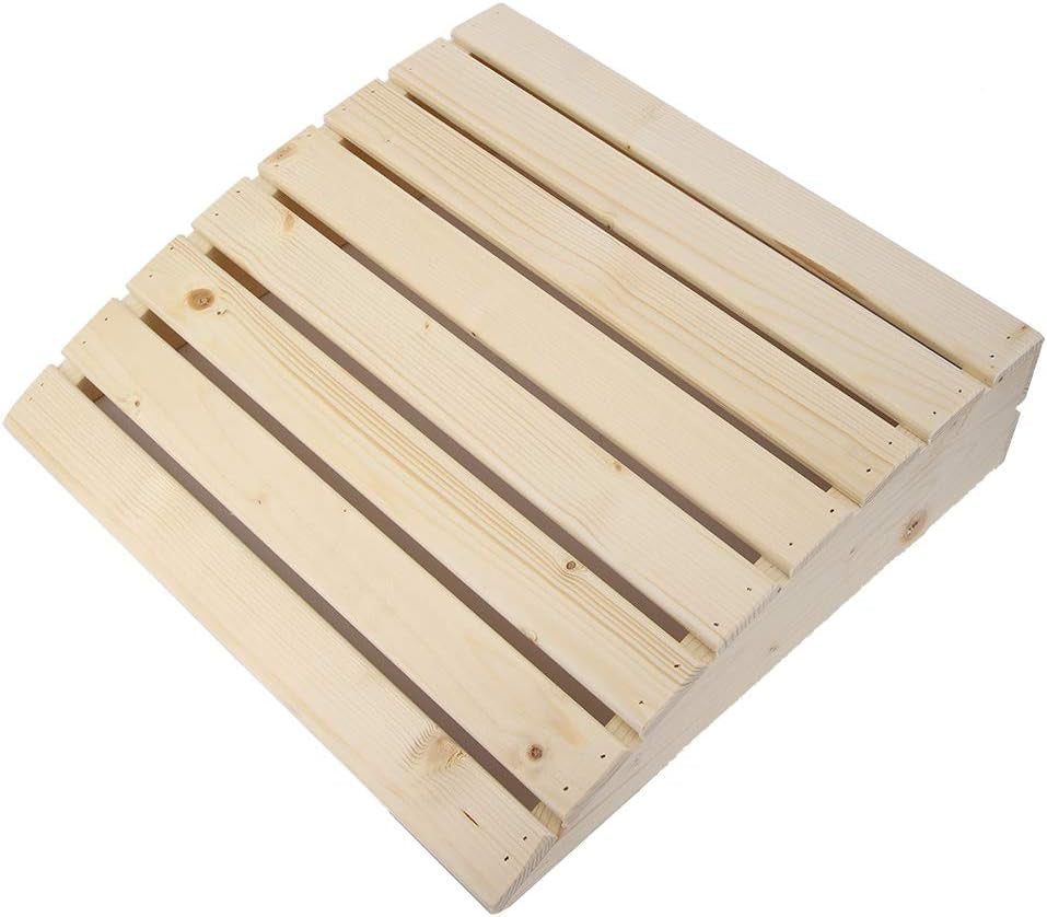 Sauna Backrest Pillow for Neck and Head Support, Premium Wooden Headrest for Sauna Room, Relieve Shoulder Pain and Promote Spinal Health
