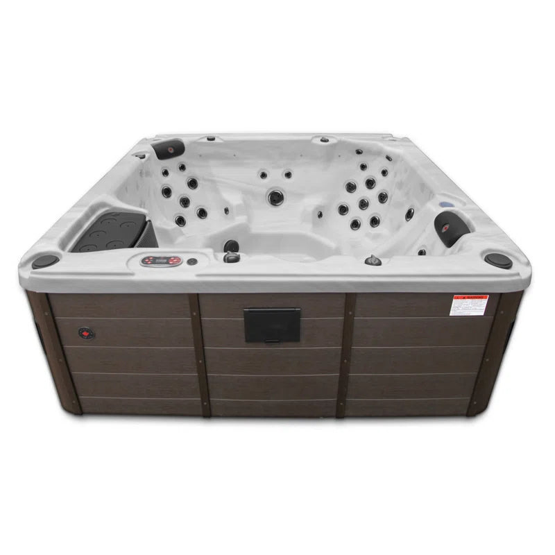 Canadian Spa Thunder Bay UV Hot Tub 6-Person 44-Jet with Blackout Insulation and UV Light Water Care