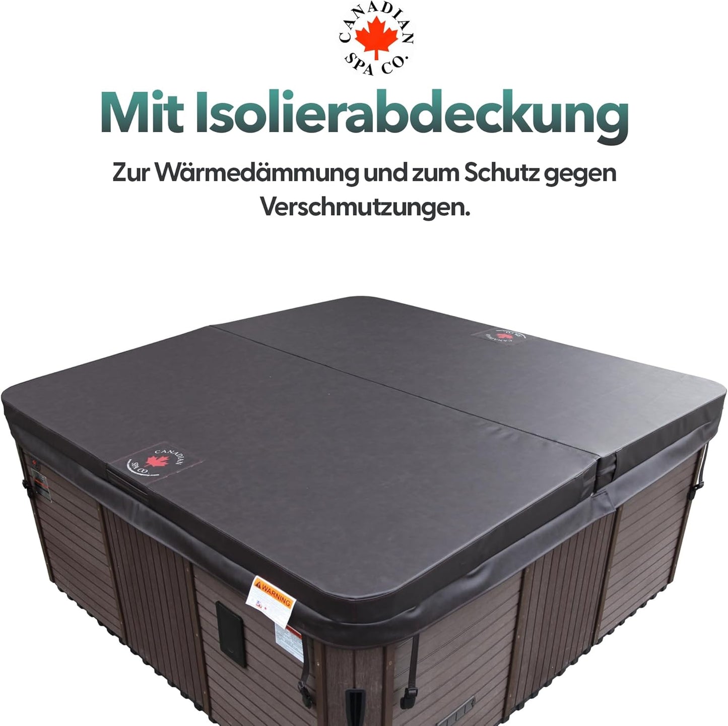 Kingston SF 7-Person Outdoor Hot Tub - Winter Ready with LED Lighting, Built-In Speaker System, Aromatherapy Feature, and Insulated Cover