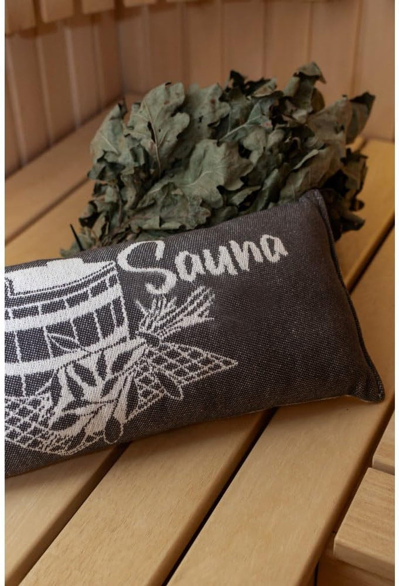 Sauna Pillow, Travel Pillow, Cotton, 100% Sauna Cushion, 50 X 22 Cm, Sauna Pillow