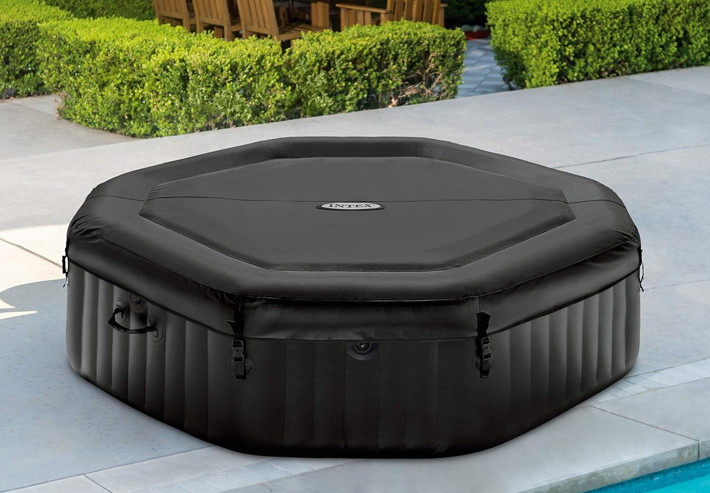 86IN X86IN X28IN Purespa Jet and Bubble Deluxe Set, Inflated Size: 218Cm X 218Cm X 71Cm (28462BS)