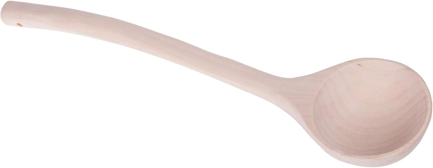 – Wooden Sauna Scoop Spoon for Bucket. Kitchen Decor Rustic Style- Made from One Piece of Wood – Solid