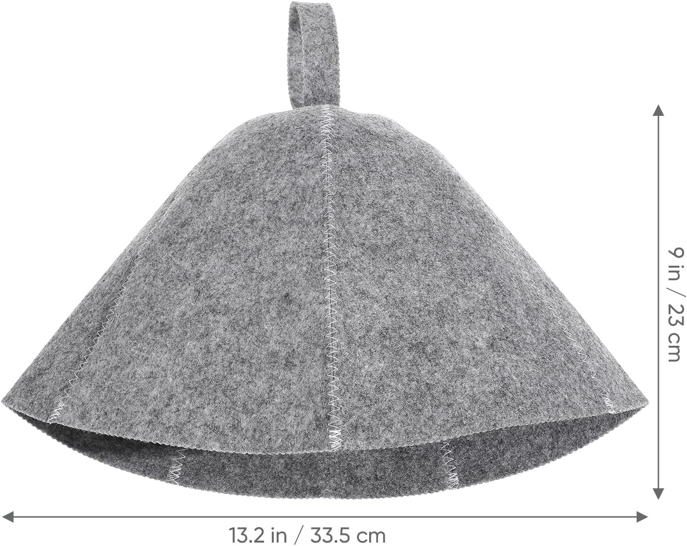 2Pcs Original Wool Sauna Hat for Women and for Men Natural Felt Russian Bath Hat Vaporarium Hat Bath Accessories for Sauna on the Street Steam Room