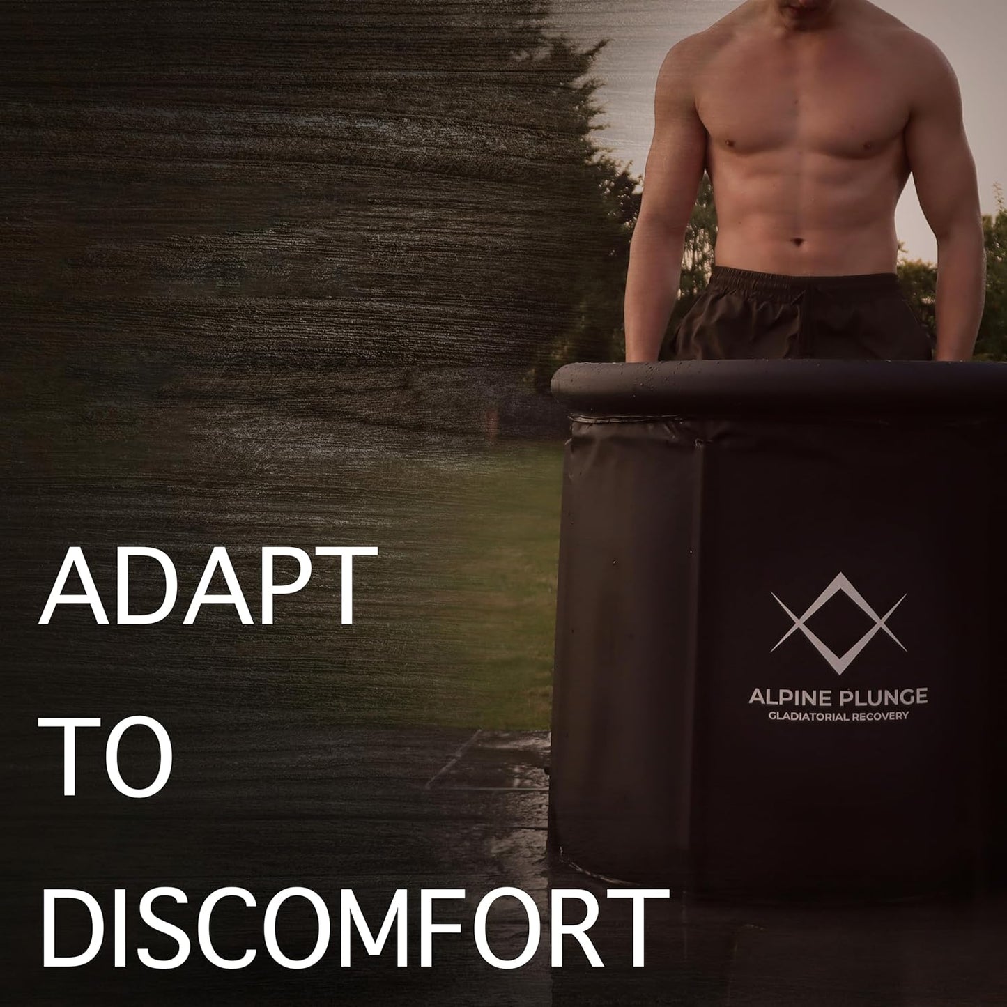 Alpine Plunge - the Ultimate Healing Ice Bath - Ice Recovery Tub - Cold Therapy for Faster Muscle Recovery and Enhanced Athletic Performance