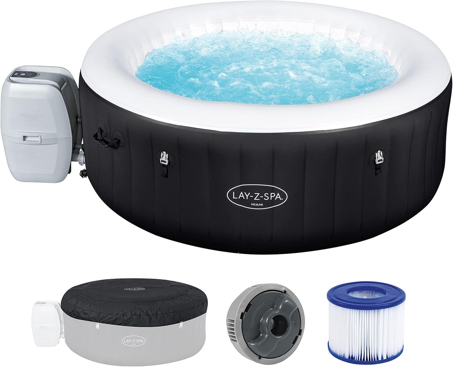 Miami Airjet Inflatable Hot Tub Spa 2-4 Person