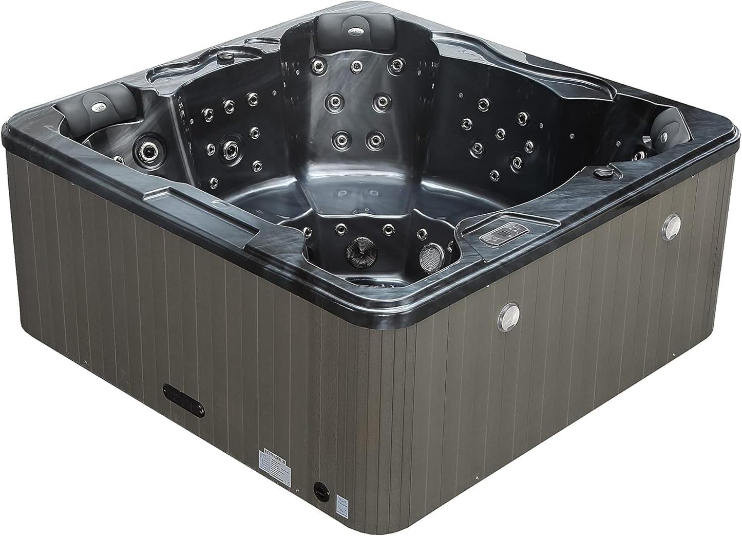 Refresh+ Luxury 6 Seat with Lounger Hot Tub Spa 32Amp