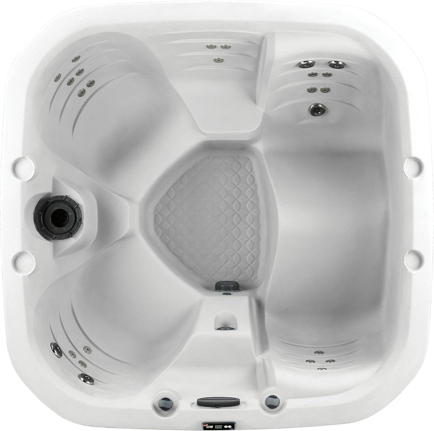 Happy 25 Lounge Plug & Play 13 Amp 5 Person Hot Tub - USA Made, Gecko Control, Full Insulation