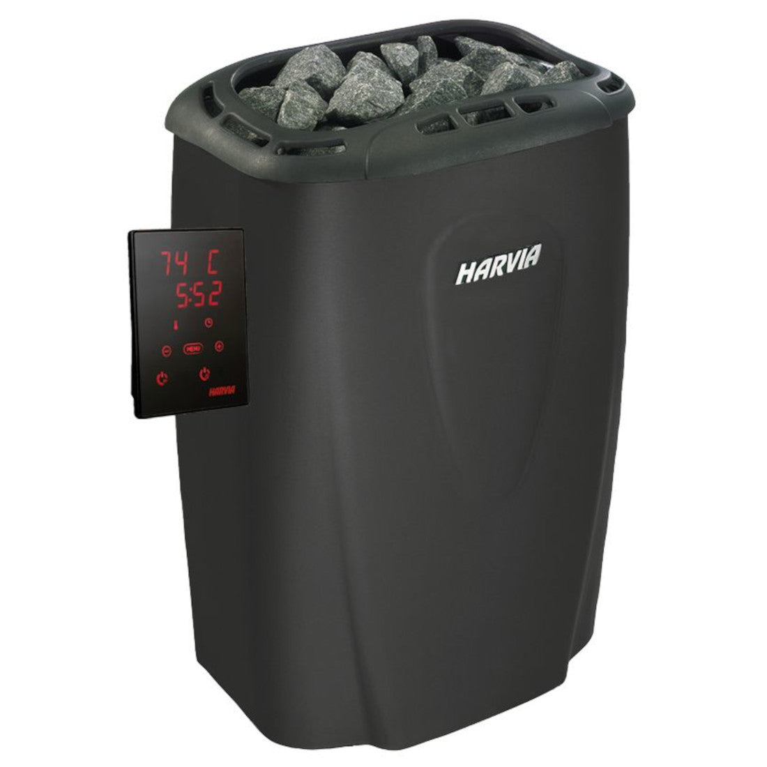 Harvia Moderna V60XE Electric Sauna Heater (6 kW, Black)