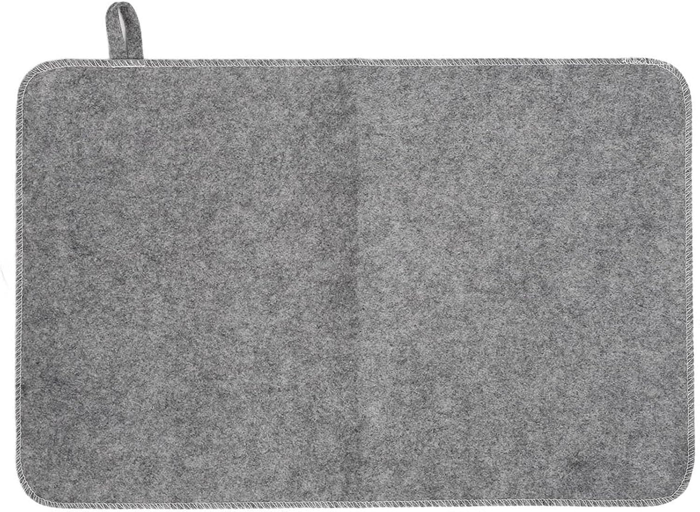 Felt Sauna Mat, Water Absorption, Heat Insulation, Durable Felt Material, Fine Stitches, Hanging, Sauna Accessory