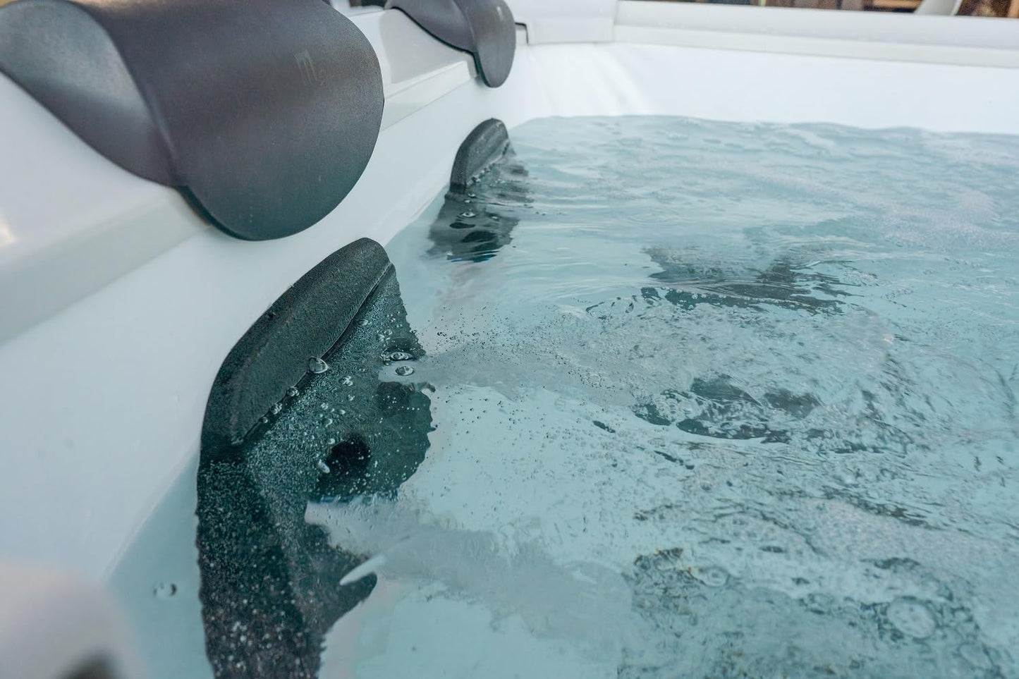 Oslo Hot Tub with Wi-Fi Control LED Lighting Hydrotherapy Jets and Cover Included - Portable Modular 13AMP Plug and Play