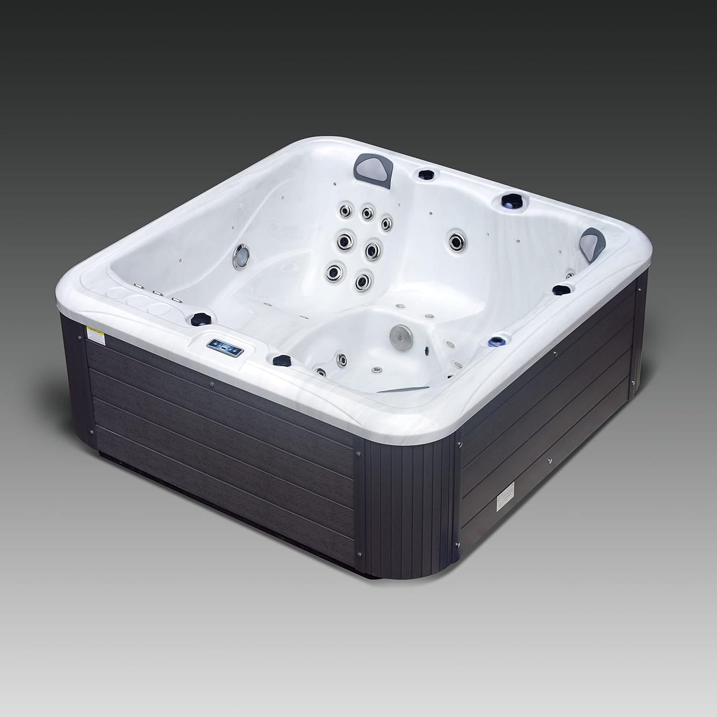 SPRITZ 6 SEAT HOT TUB 13AMP PLUG and PLAY with LOUNGER AMERICAN BALBOA