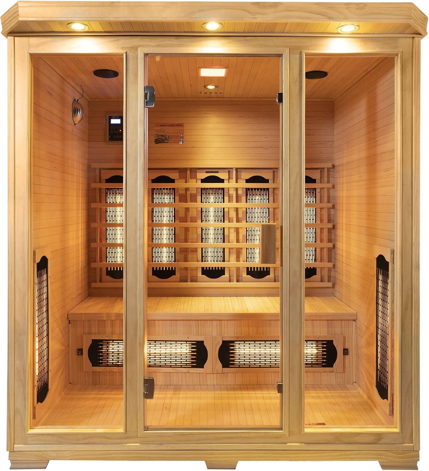 ® | DHARANI S4 plus Full Body Sauna for up to 4 Persons | Skin Care I Eliminate Toxins I Reduces Stress I Relaxes Muscles | USB I MP3 I Bluetooth