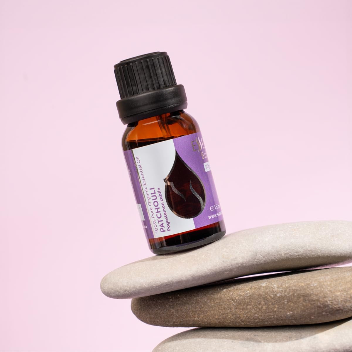 Organic Patchouli Essential Oil 15Ml Pogostemon Cablin - 100% Pure Natural Undiluted Therapeutic Grade for Aromatherapy Diffuser Sauna DIY Perfume Soap and Candle Making
