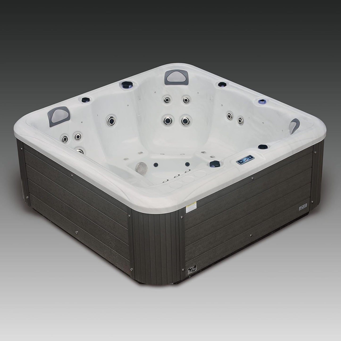 SPRITZ 6 SEAT HOT TUB 13AMP PLUG and PLAY with LOUNGER AMERICAN BALBOA