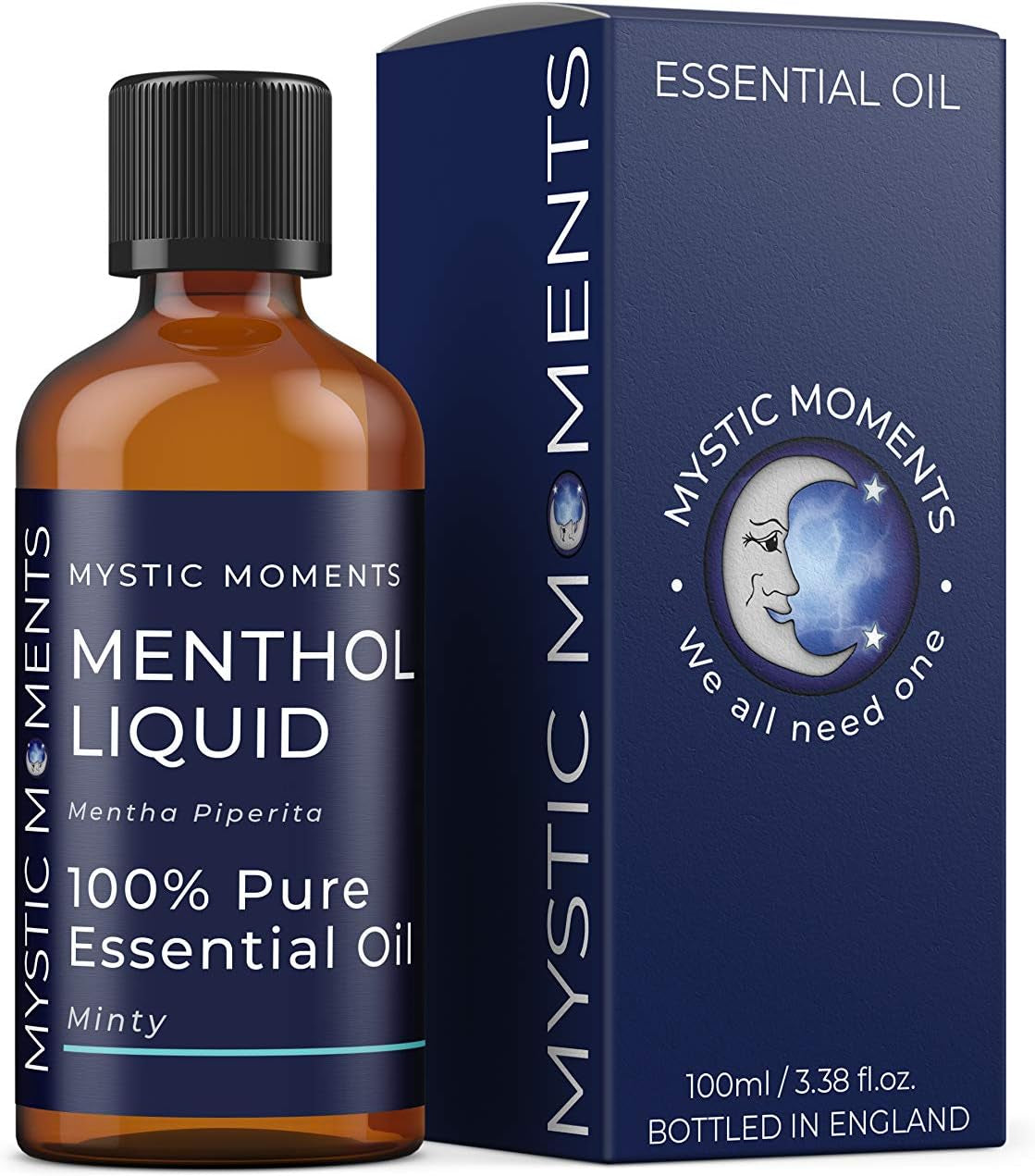 | Menthol Liquid Essential Oil 100Ml - Pure & Natural Oil for Diffusers, Aromatherapy & Massage Blends Vegan GMO Free