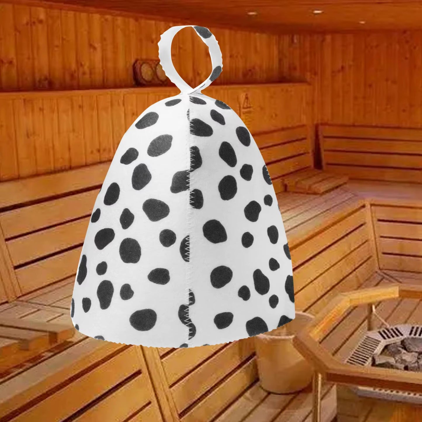 Russian Banya Cap Bath Accessories Water Absorption Felt Sauna Hat Vaporarium Hat for Bathroom Pool SPA Women Men Shower