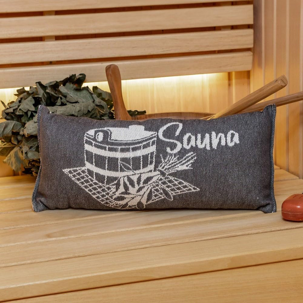 Sauna Pillow, Travel Pillow, Cotton, 100% Sauna Cushion, 50 X 22 Cm, Sauna Pillow