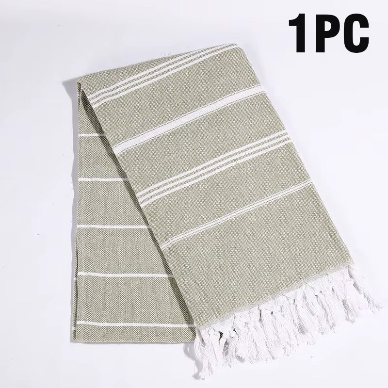 100X180Cm Turkish Sports Sauna Bath Towel with Tassel Soft Terry Cloth Adult Beach Extra Large Women Winter Scarf