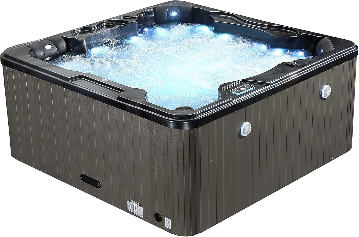 Refresh+ Luxury 6 Seat with Lounger Hot Tub Spa 32Amp