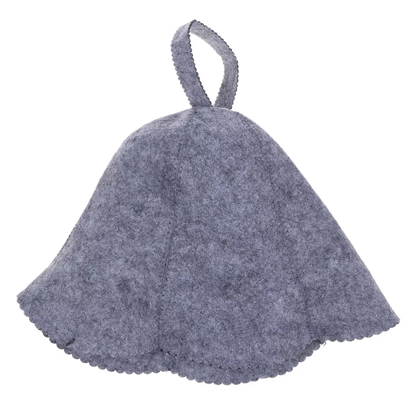 Felt Head Protection Bath anti Heat Free Size Russian Style Shower Cap Sauna Hat Bathroom Accessories Товары Для Ванны כובע רחצה