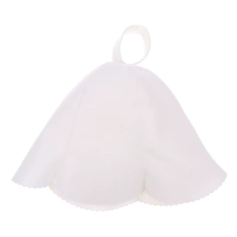 Felt Head Protection Bath anti Heat Free Size Russian Style Shower Cap Sauna Hat Bathroom Accessories Товары Для Ванны כובע רחצה