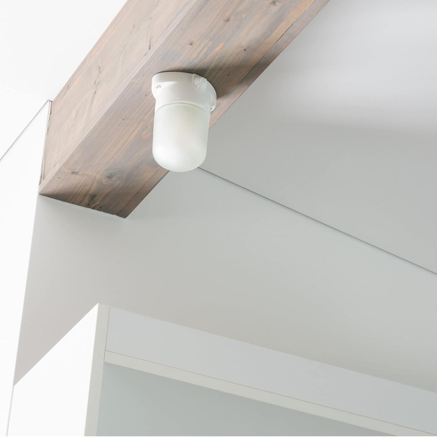Porcelain Sauna Light with Glass Dome I Ceiling Light I Wall Light I E27 IP54 230 V