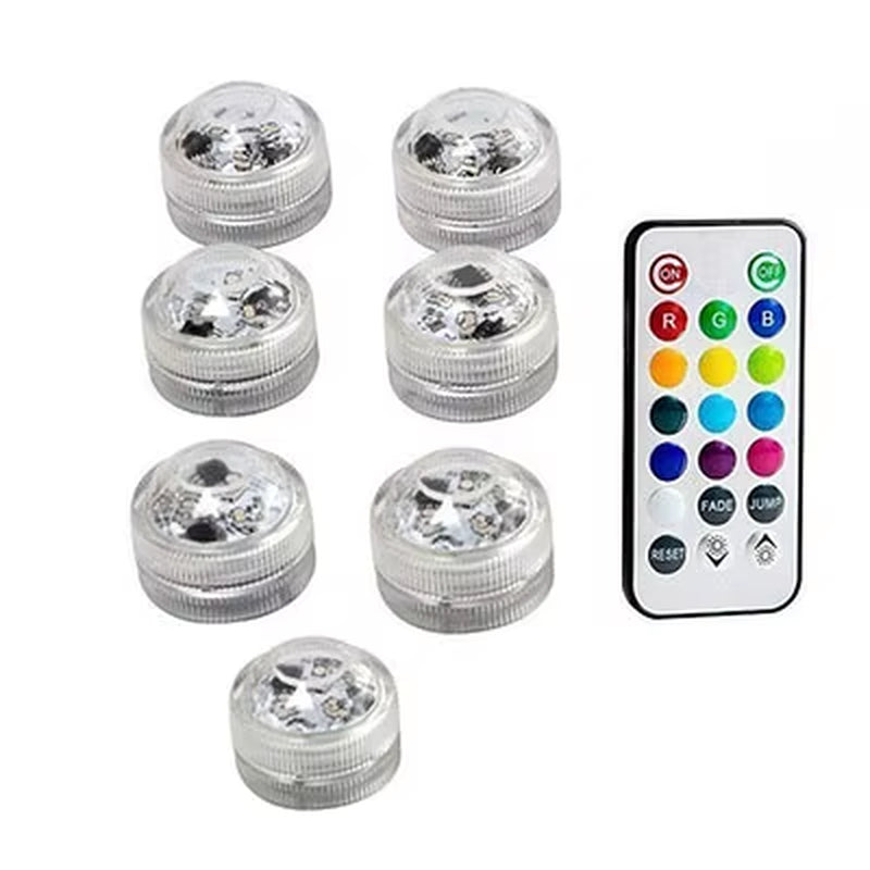 Floating Underwater Light RGB Submersible Waterproof LED Party Light Glow Show Swimming Pool Hot Tub Lamp Baby Bath Light