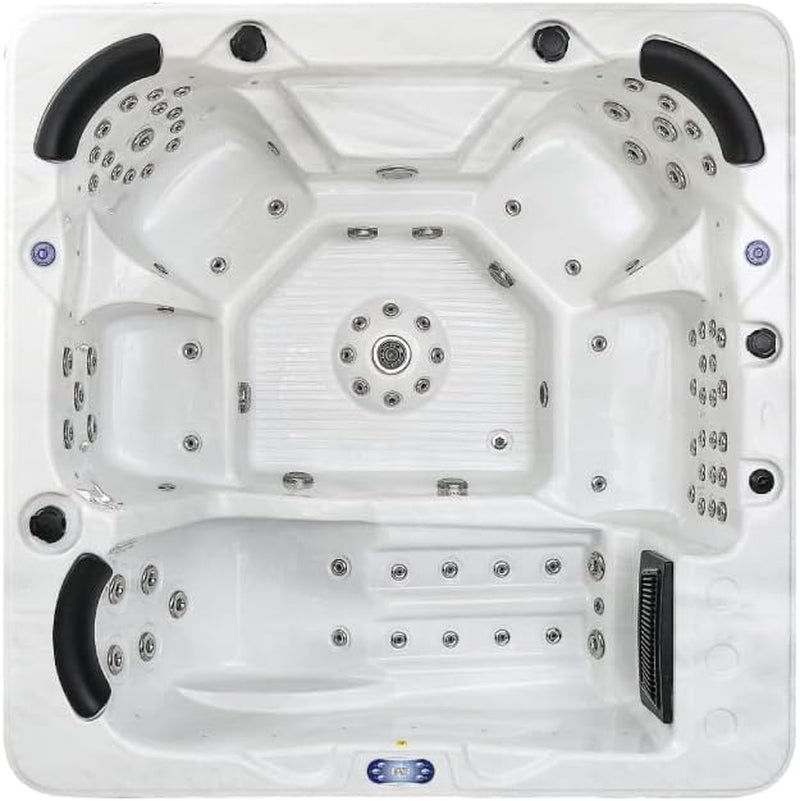 PALMA 6 SEAT HOT TUB 32AMP with LOUNGER CANADIAN GECKO SPA MUSIC LIGHTS