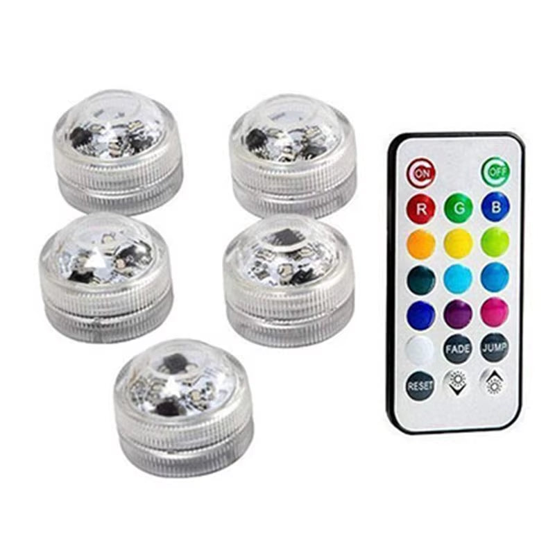 Floating Underwater Light RGB Submersible Waterproof LED Party Light Glow Show Swimming Pool Hot Tub Lamp Baby Bath Light