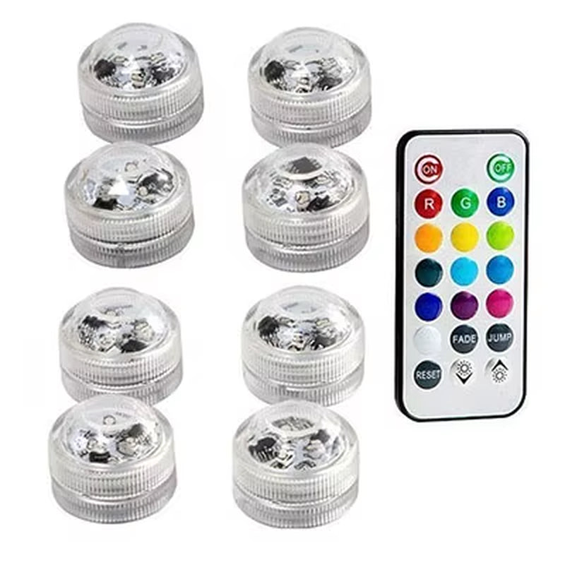 Floating Underwater Light RGB Submersible Waterproof LED Party Light Glow Show Swimming Pool Hot Tub Lamp Baby Bath Light